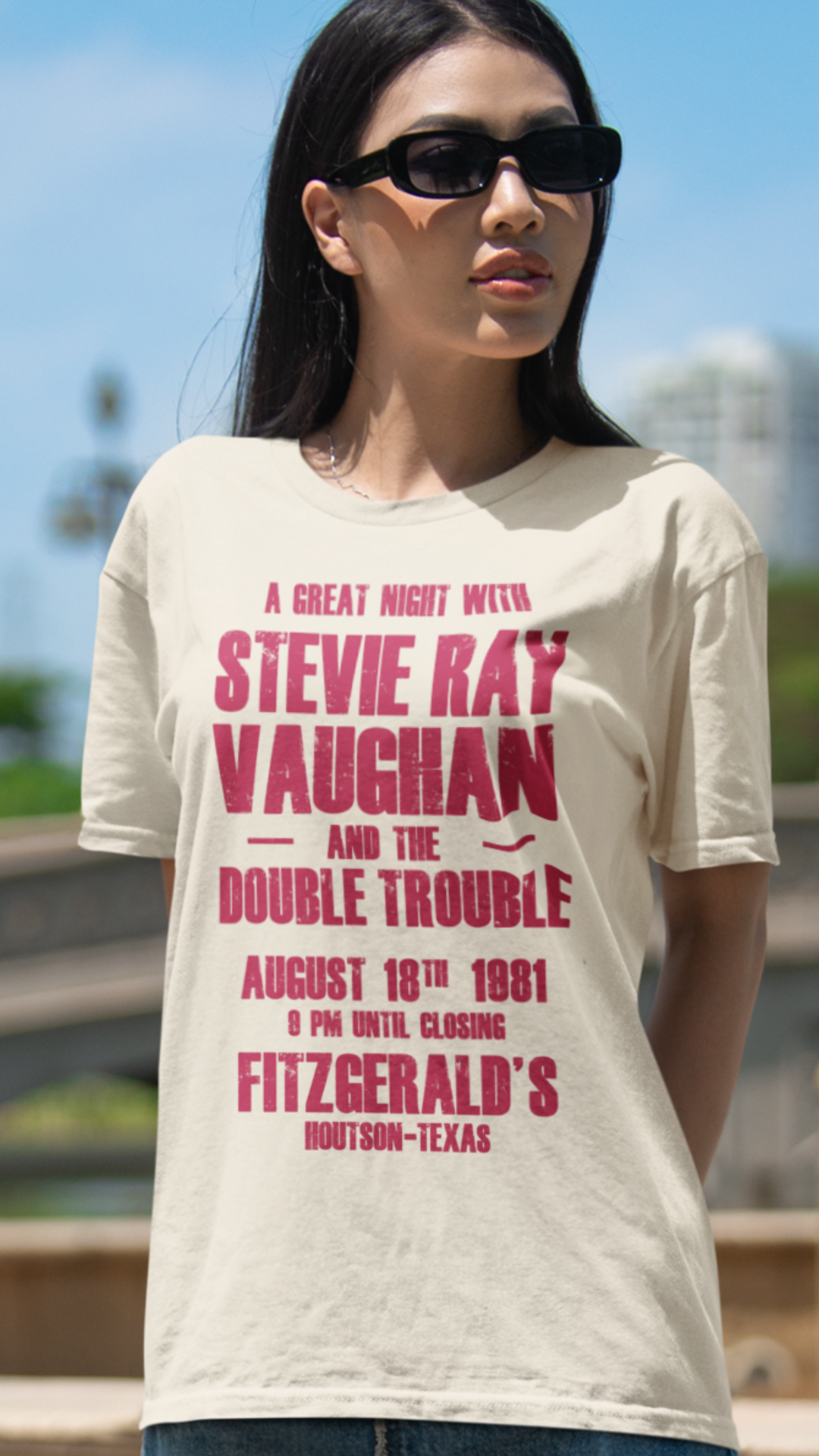 STEVIE RAY VAUGHAN Oversized