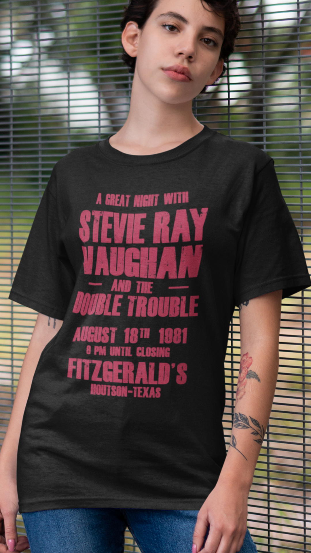 STEVIE RAY VAUGHAN Oversized