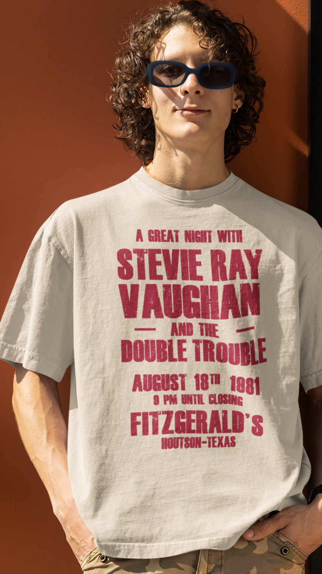 STEVIE RAY VAUGHAN Oversized