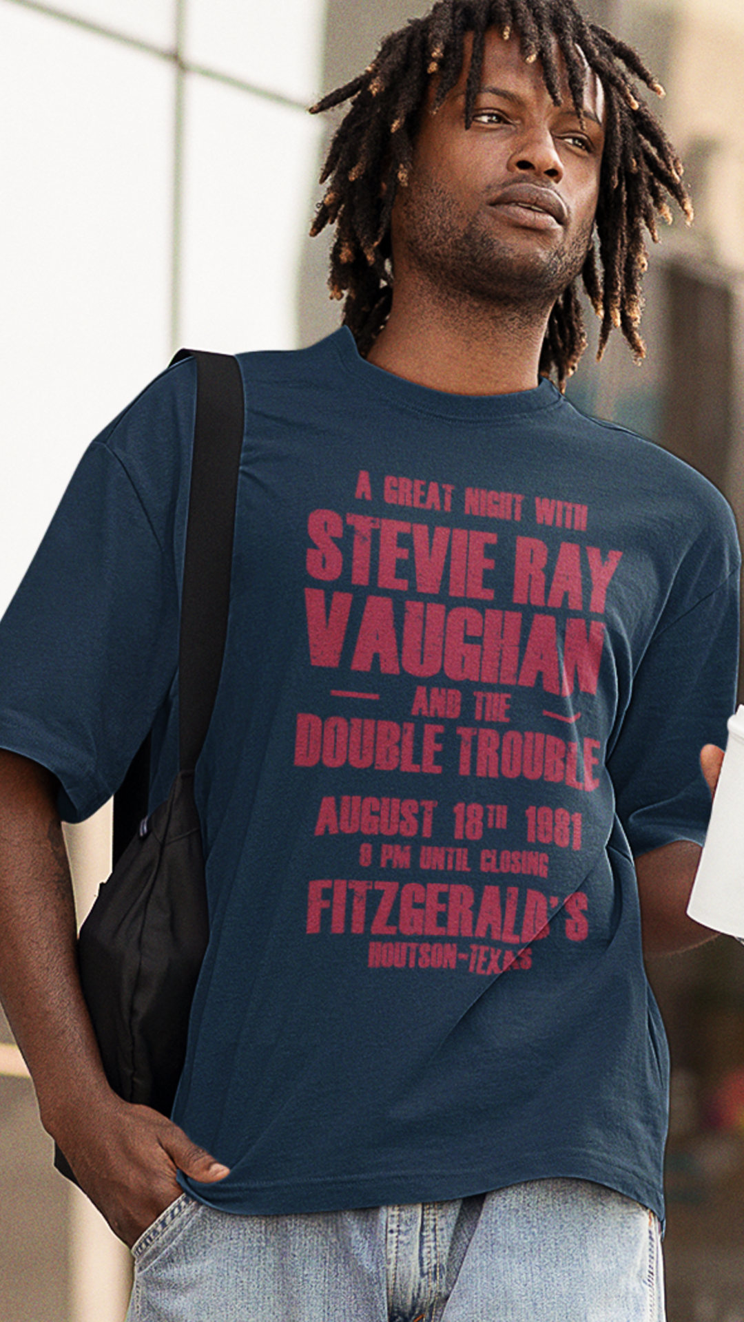 STEVIE RAY VAUGHAN Oversized