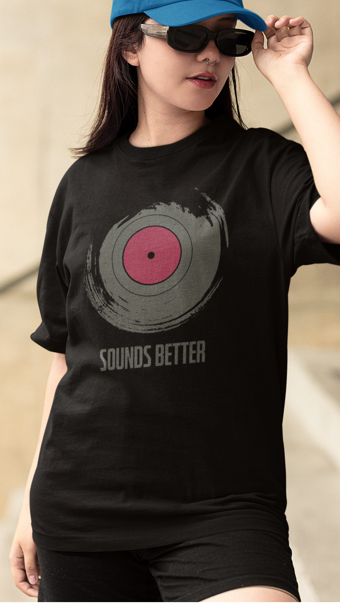 VINYL SOUNDS BETTER Oversized