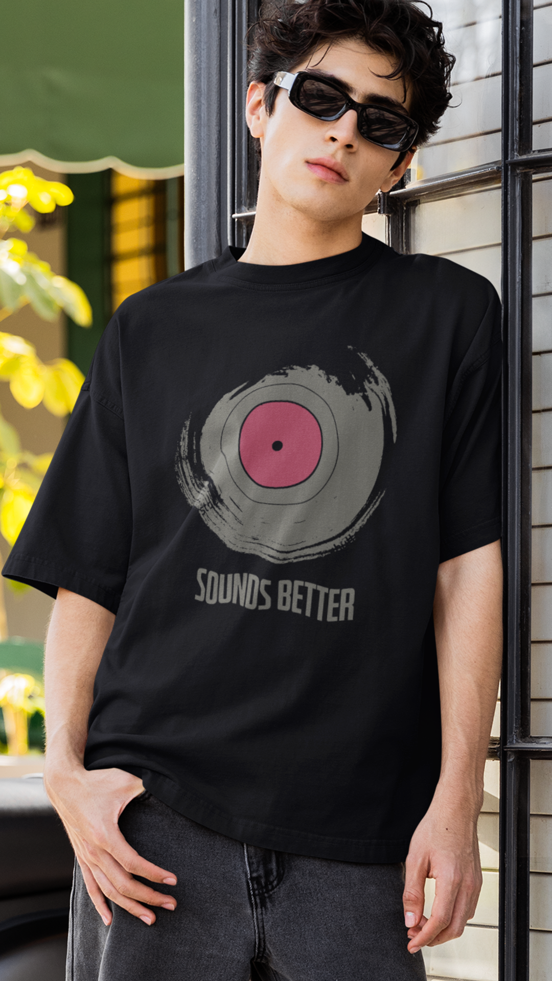 VINYL SOUNDS BETTER Oversized