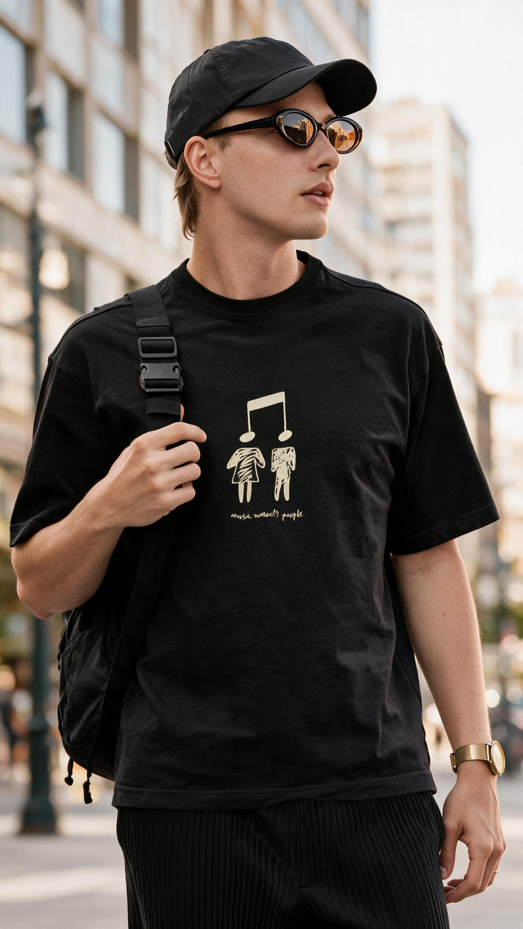 MUSIC CONECTS PEOPLE - Oversized